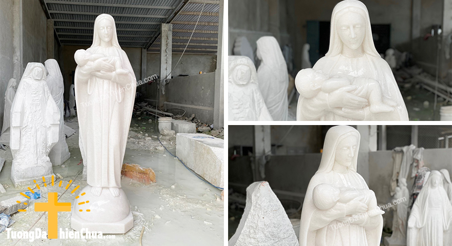 Tượng Đức Mẹ Fatima Bồng Chúa