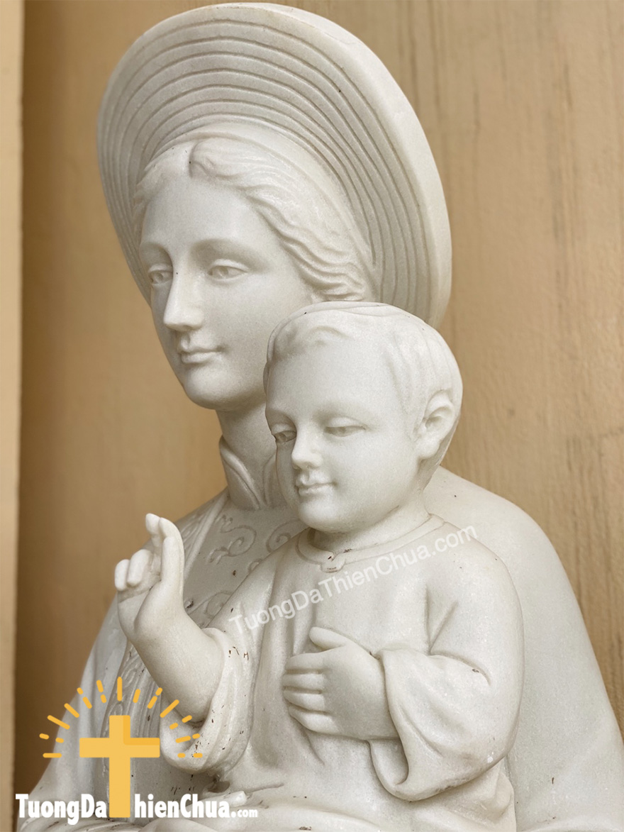 Tượng Đức Mẹ La Vang bằng Đá Tự Nhiên 